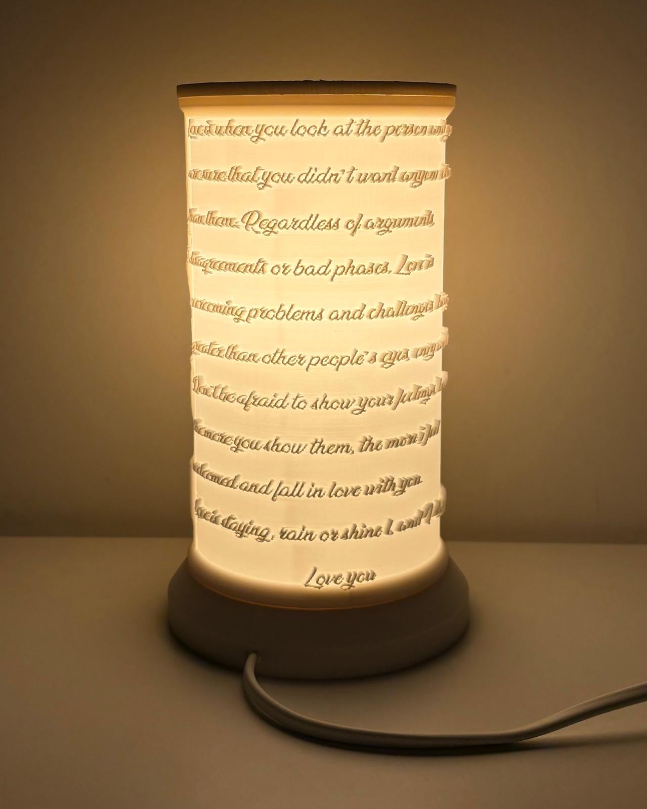 Personalized Table Lamp