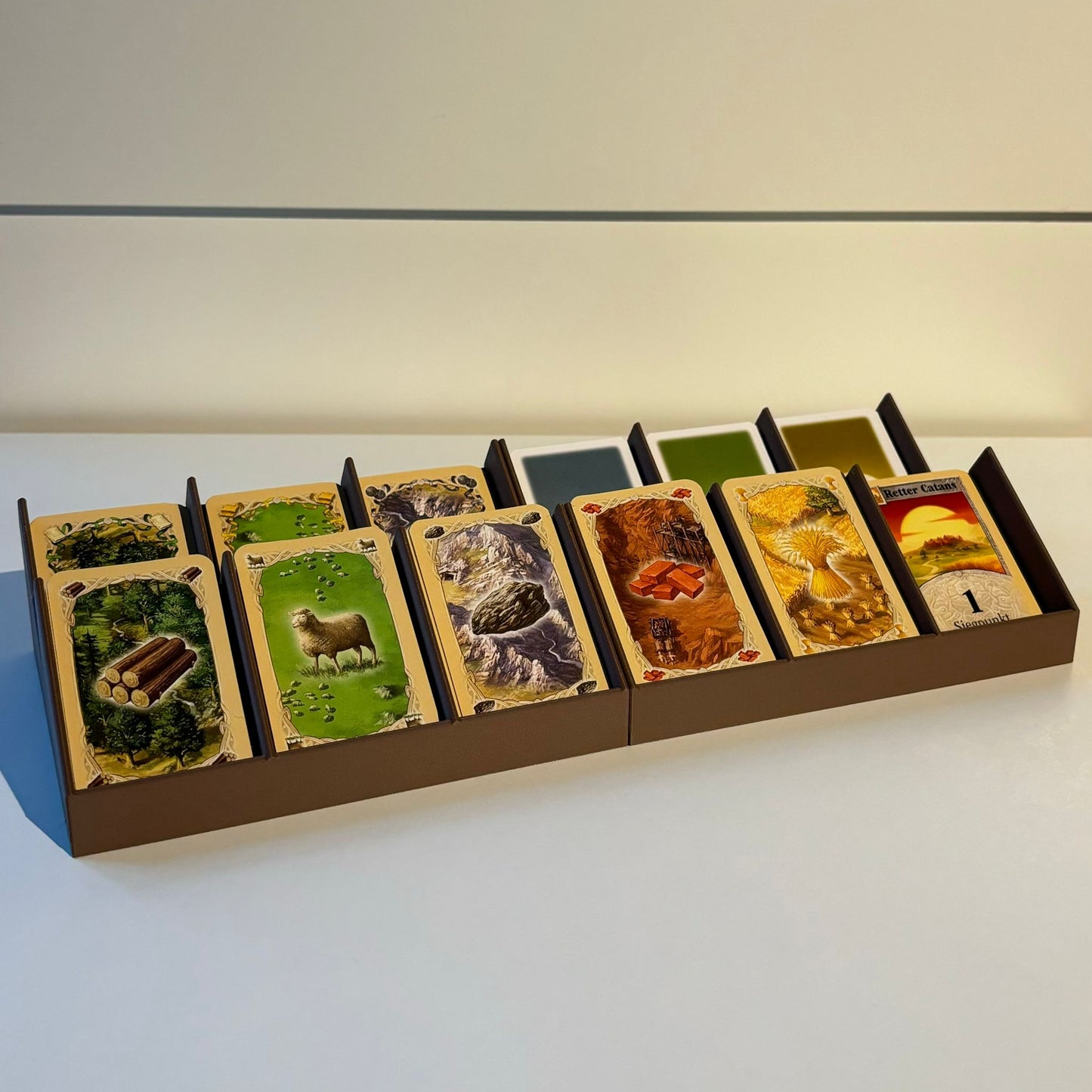 Catan Card Organizer for Expansion Cities and Knights