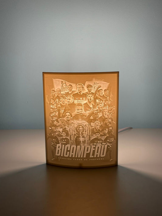 Table lamp: Sporting BICAMPEÃO