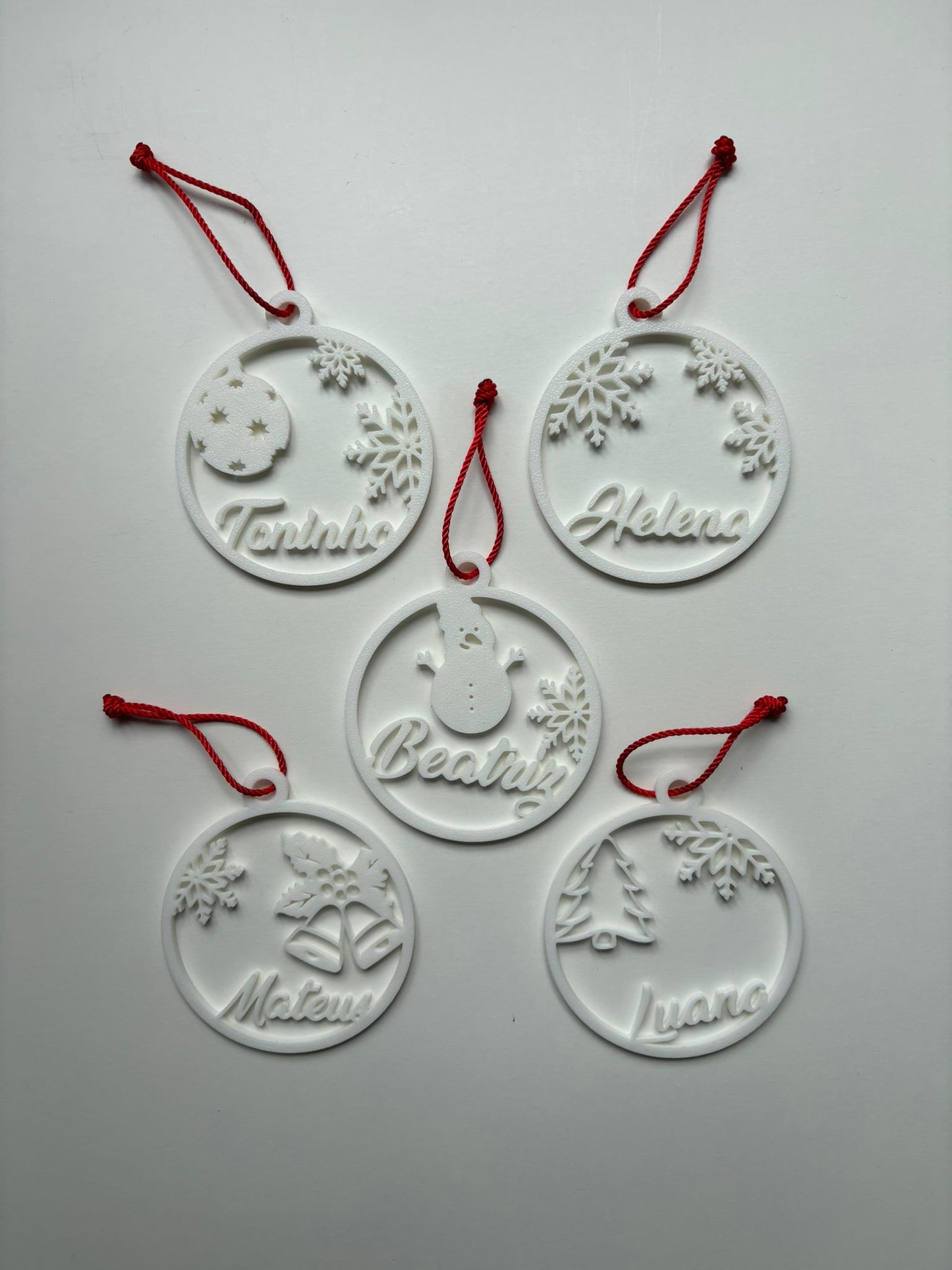 Personalized Christmas Name Ornaments
